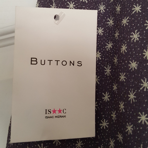 ISAAC MIZRAHI 90s Vintage IS**C Gray Star Pants S - Picture 4 of 5